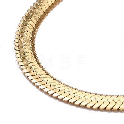 Vacuum Plating 304 Stainless Steel Snake Chains Necklaces X-NJEW-O058-31G-1