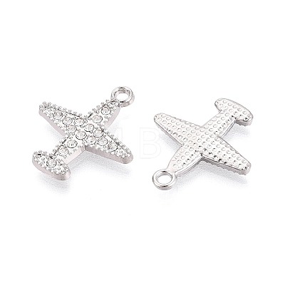 Alloy & Crystal Rhinestone Pendants PALLOY-T095-07P-1