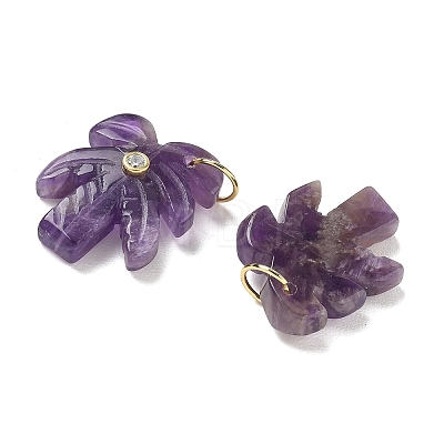 Natural Amethyst Carved Pendants GG-CBA67BD-02G-F-1