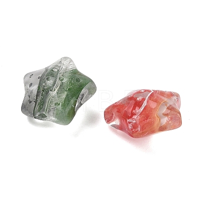 Center Dyed Glass Beads GLAA-A043-02-1
