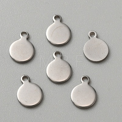 304 Stainless Steel Blank Charms STAS-WH0022-89C-P-1