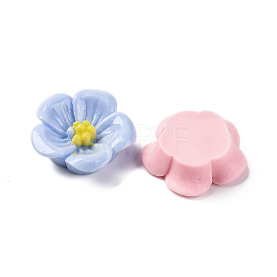 Opaque Resin Cabochons X-RESI-R455-01B-1