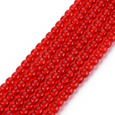 Glass Beads Strands GLAA-N041-008I-1