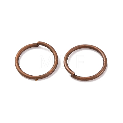 Brass Open Jump Rings KK-G514-01L-R-1