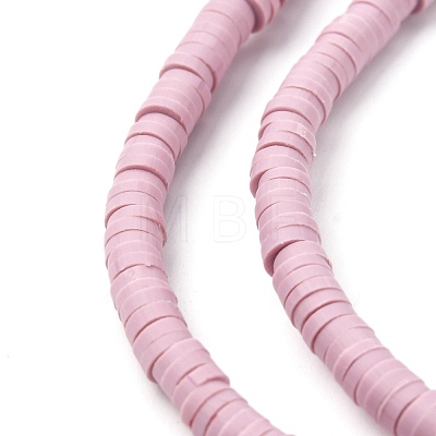 Handmade Polymer Clay Beads Strands CLAY-R089-4mm-Q087-1
