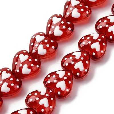 Glass Enamel Beads GLAA-Q125-01-1