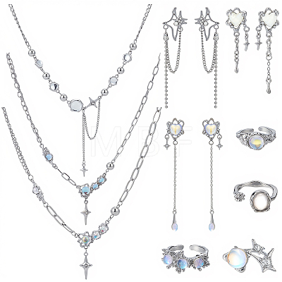 Jewelry Sets SJEW-BM0001-01-1