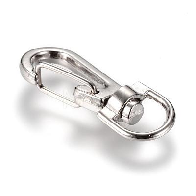 Alloy Swivel Lobster Claw Clasps PALLOY-T010-06P-1