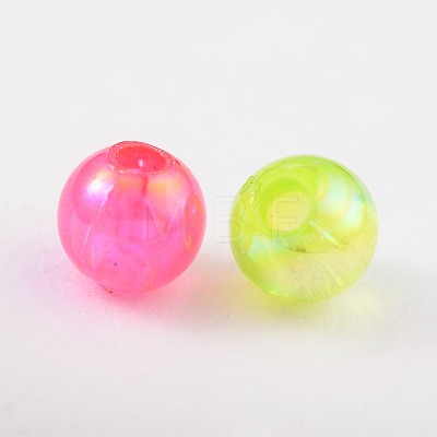 Eco-Friendly Transparent Acrylic Beads PL731M-1