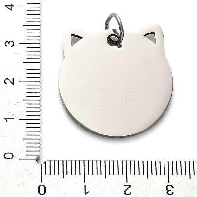 201 Stainless Steel Stamping Blank Tag Pendants STAS-H438-03P-1-1