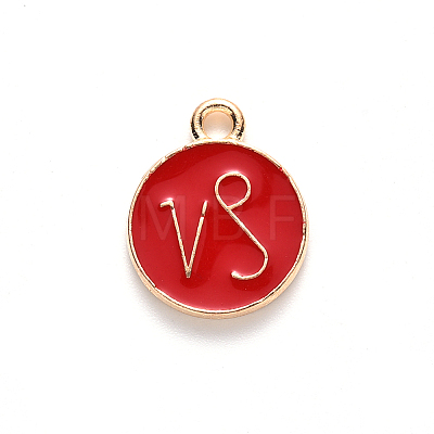 Alloy Enamel Pendants LS-X-ENAM-S124-01A-07E-1