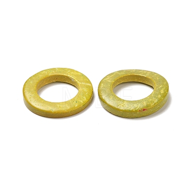 Dyed Wood Jewelry Findings Coconut Linking Rings COCO-O006C-16-1