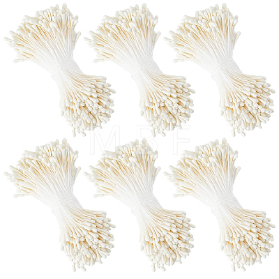 6Bundles Gypsum Artificial Flower Heart Core DIY-GF0014-11B-1