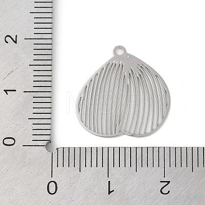 Iron Etched Metal Embellishments Pendants IFIN-Z003-01P-1