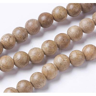 Natural Wood Beads Strands WOOD-J001-02-10mm-1