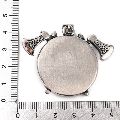 Viking 316 Surgical Stainless Steel Big Pendants STAS-Z073-50AS-01-1