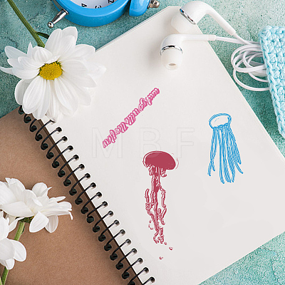 Clear Silicone Stamps DIY-WH0504-56B-1