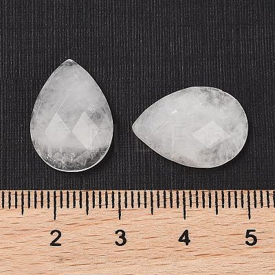 Natural Quartz Crystal Rock Crystal Cabochons G-C146-04O-1