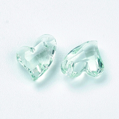 Transparent Acrylic Charms MACR-G055-11mm-M-1