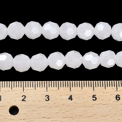 Electroplate Glass Beads Strands EGLA-A035-J8mm-A05-1