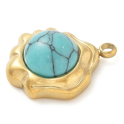 Synthetic Turquoise Pendants STAS-K291-03B-04-1