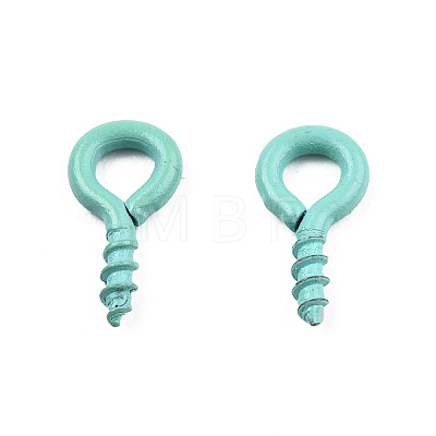 Spray Painted Iron Screw Eye Pin Peg Bails IFIN-N010-002A-05-1