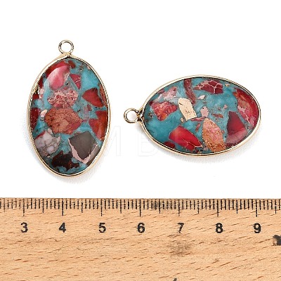 Dyed Synthetic Imperial Jasper Pendants GG-CBAA20A-04G-08-1