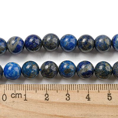 Natural Lapis Lazuli Beads Strands G-E483-17-8mm-1