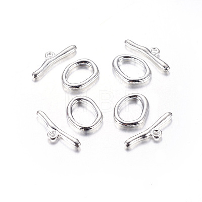 Alloy Toggle Clasps PALLOY-G014-S-1