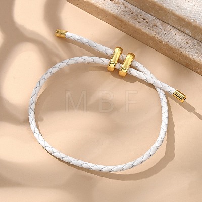 Leather Braided Cord Bracelets BJEW-G675-06G-06-1