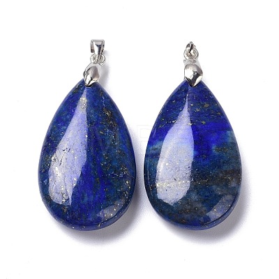 Natural Lapis Lazuli Pendants G-D084-01P-B01-1