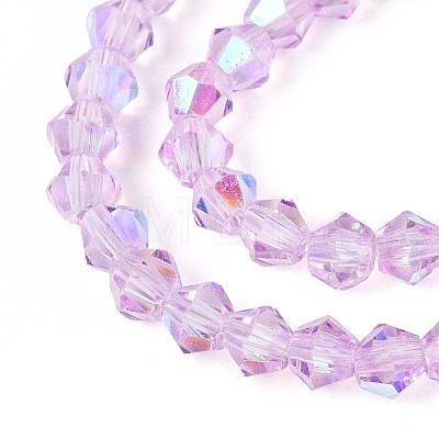 Transparent Glass Beads Strands EGLA-N021-4mm-M-1