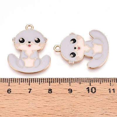 Alloy Enamel Pendants ENAM-T022-02D-01-1