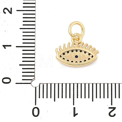 Brass Micro Pave Cubic Zirconia Pendants KK-U056-08G-1