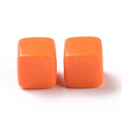 Opaque Acrylic Beads OACR-E015-02D-1