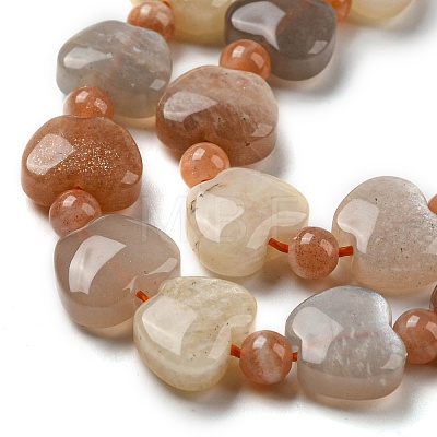 Natural Moonstone Beads Strands G-C062-A11-01-1