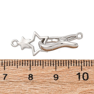 Brass Interlocking Clasps KK-C075-26P-1