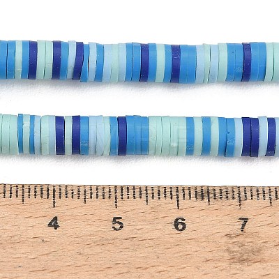 Handmade Polymer Clay Beads Strands PY-CBA21A8-01I-1