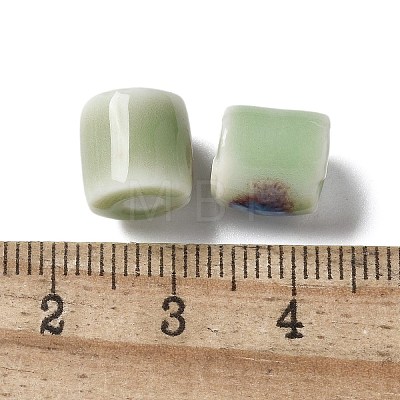 Handmade Porcelain Beads X1-PORC-L080-I20-1