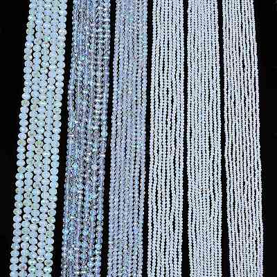 Electroplate Glass Beads Strands EGLA-A044-J6mm-L06-1