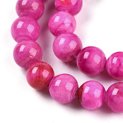 Natural Persian Jade Beads Strands G-A255-A02-01C-1