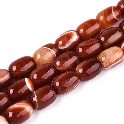Natural Agate Beads Strands G-N356-02A-11-1