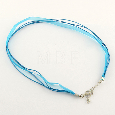 Multi-strand Necklace Cord for Jewelry Making X-NJEW-R218-01-1