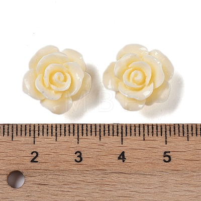 Synthetic Coral 3D Flower Rose Beads CORA-A005-14mm-21-1