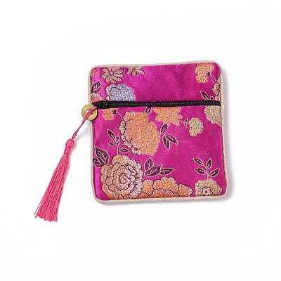 Mixed Square Cloth Zip Pouches ABAG-F001-01-1