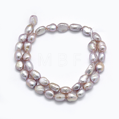 Natural Cultured Freshwater Pearl Beads Strands LS-PEAR-K003-19B-1