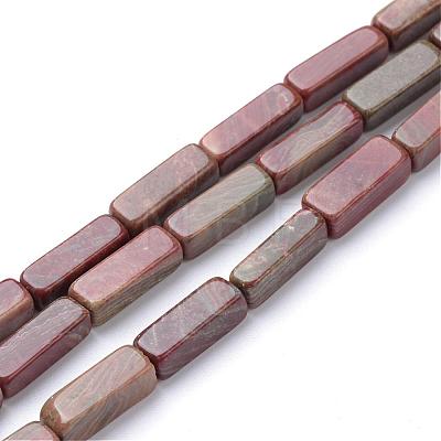 Natural Red Jasper Beads Strands G-R299-33-1