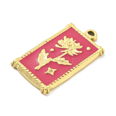 Real 18K Gold Plated PVD Vacuum Plating 304 Stainless Steel Pendants STAS-L278-012G-01-1