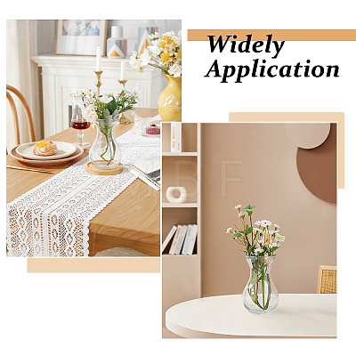 6Pcs Transparent Glass Vase AJEW-DC0004-17-1