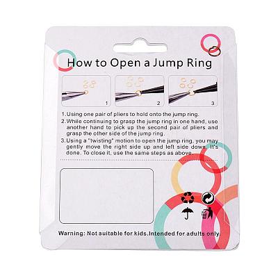 6 Colors Aluminum Wire Open Jump Rings ALUM-JP0001-01C-1